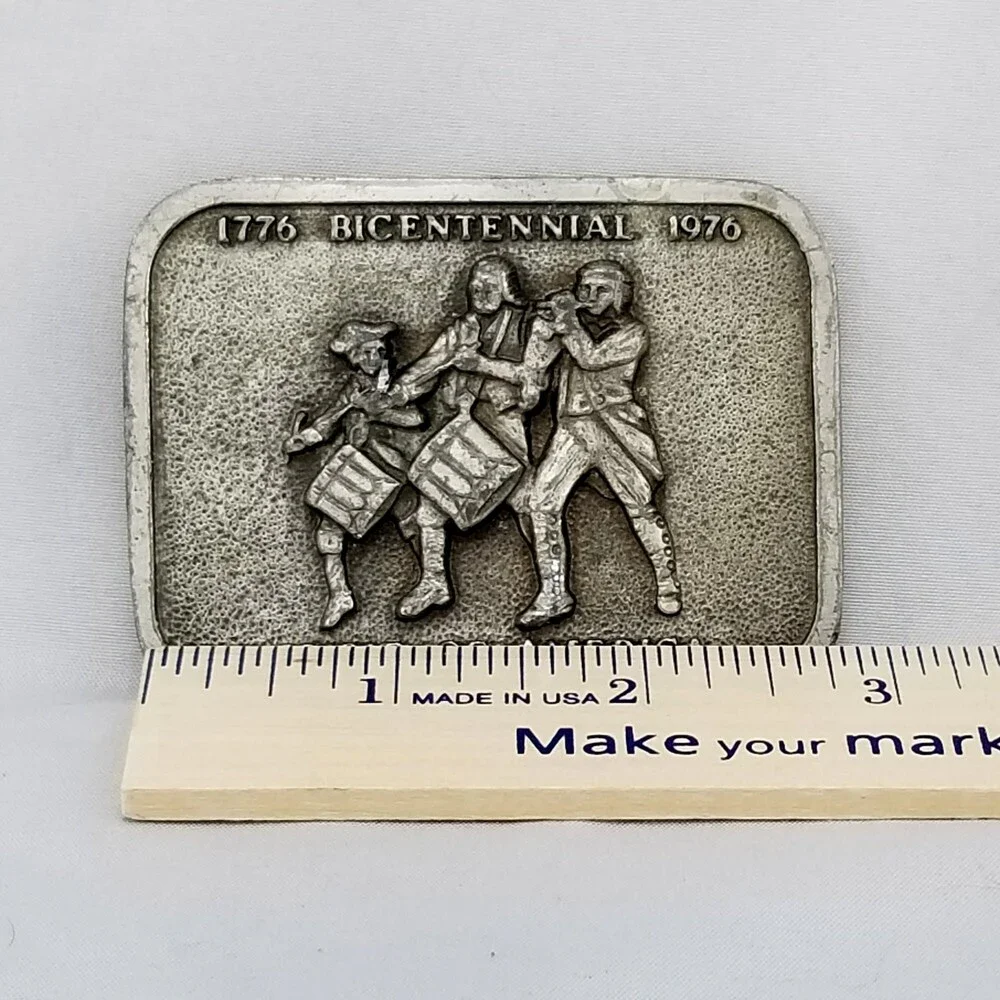 Belt Buckle Spirit‎ of America 1776 Bicentennial 1976 USA By Napoleon Empereur